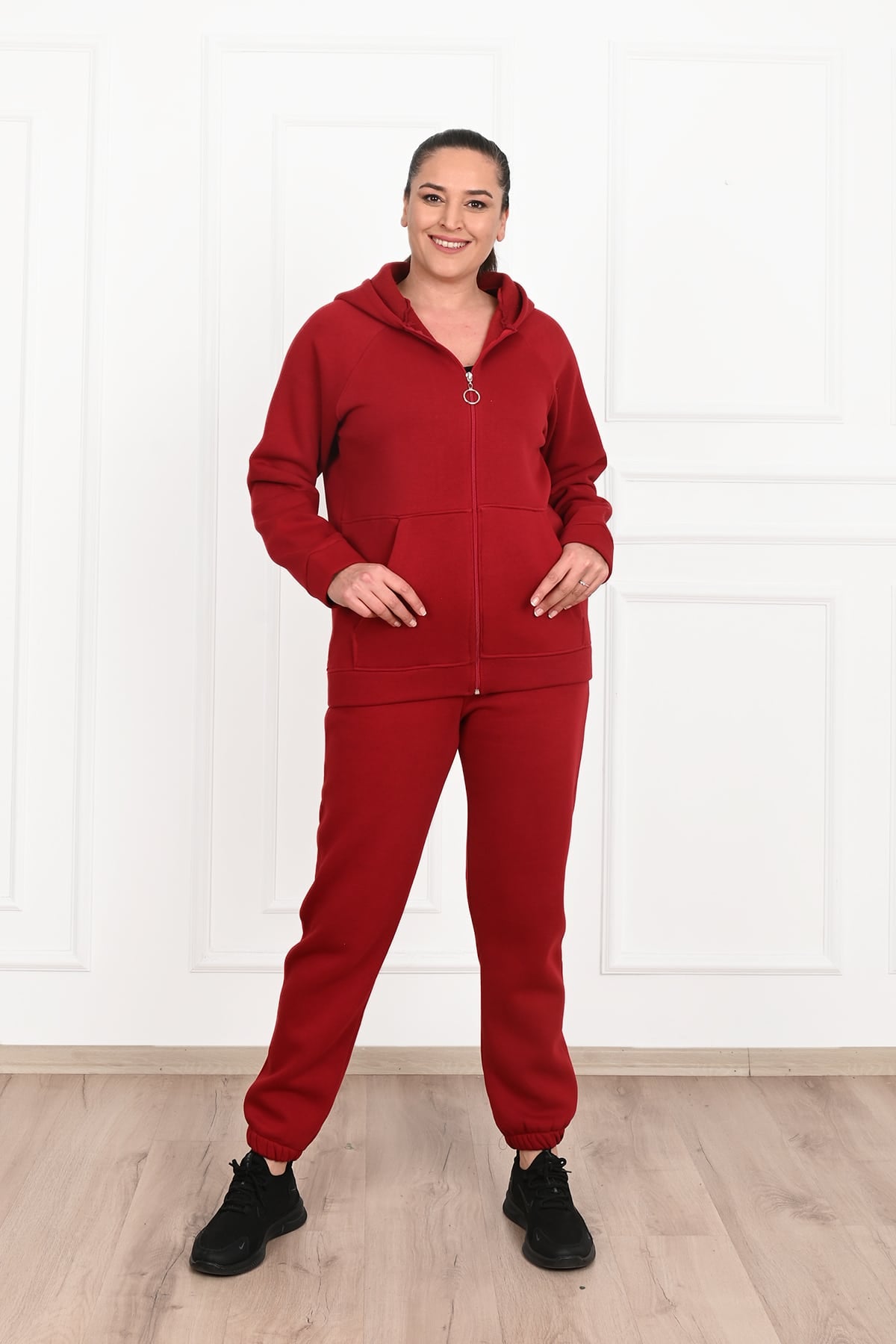 Dres damski plus size z ociepleniem 3601-23