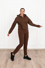 Dres damski plus size z ociepleniem 3601-23