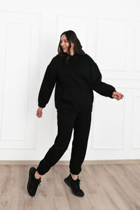 Dres damski plus size z ociepleniem gładki 3602-23