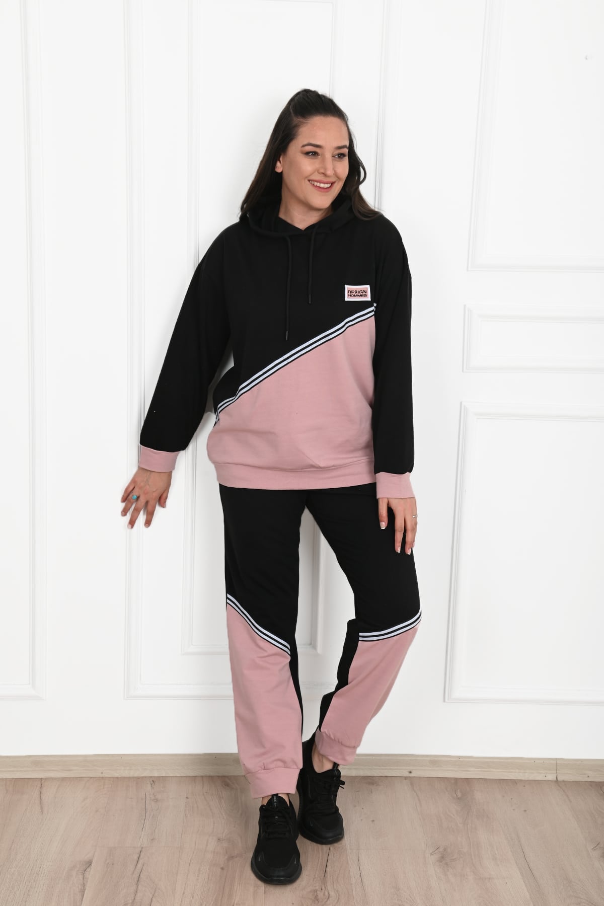 Dres damski duży rozmiar Hommes 3625-23