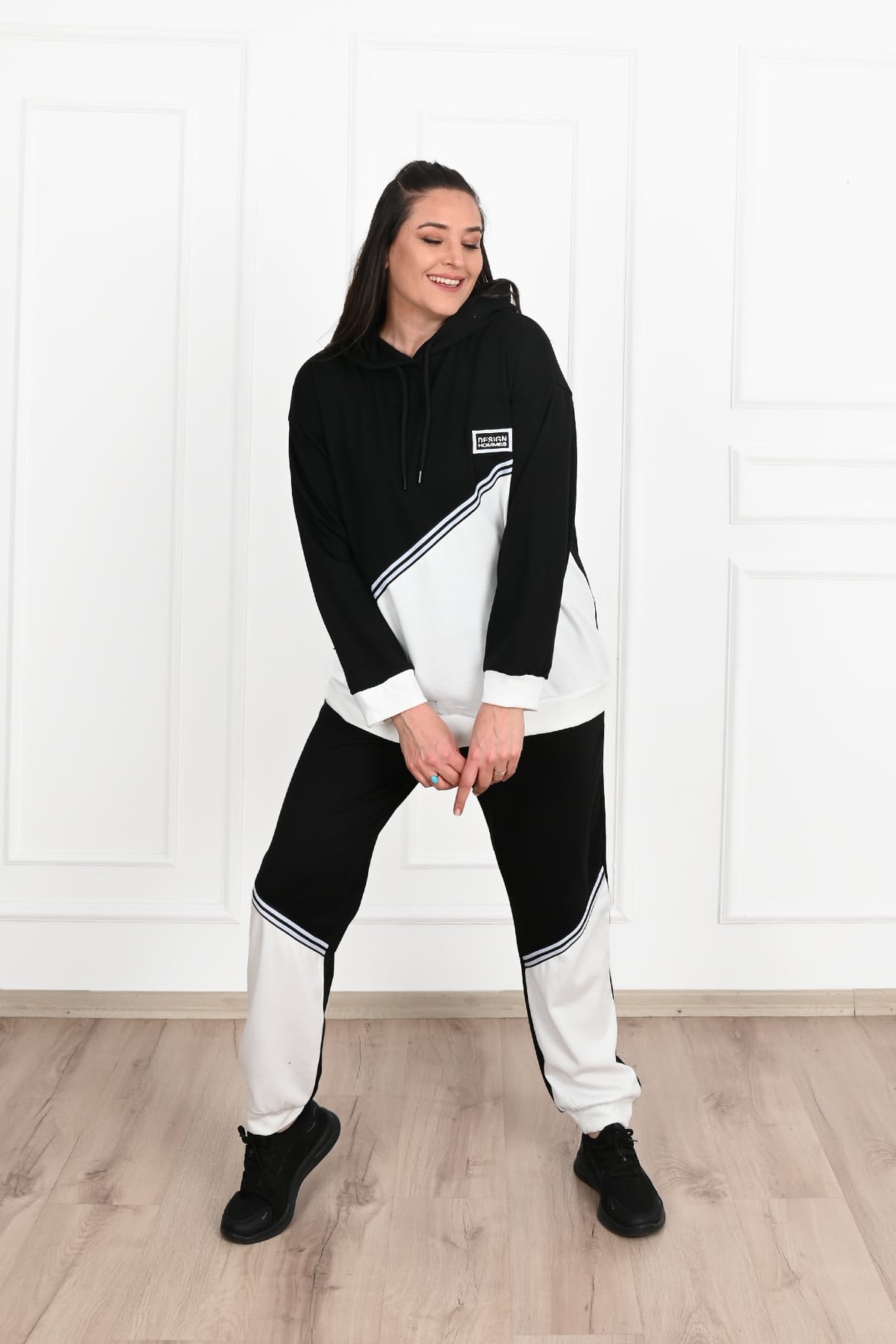 Dres damski duży rozmiar Hommes 3625-23