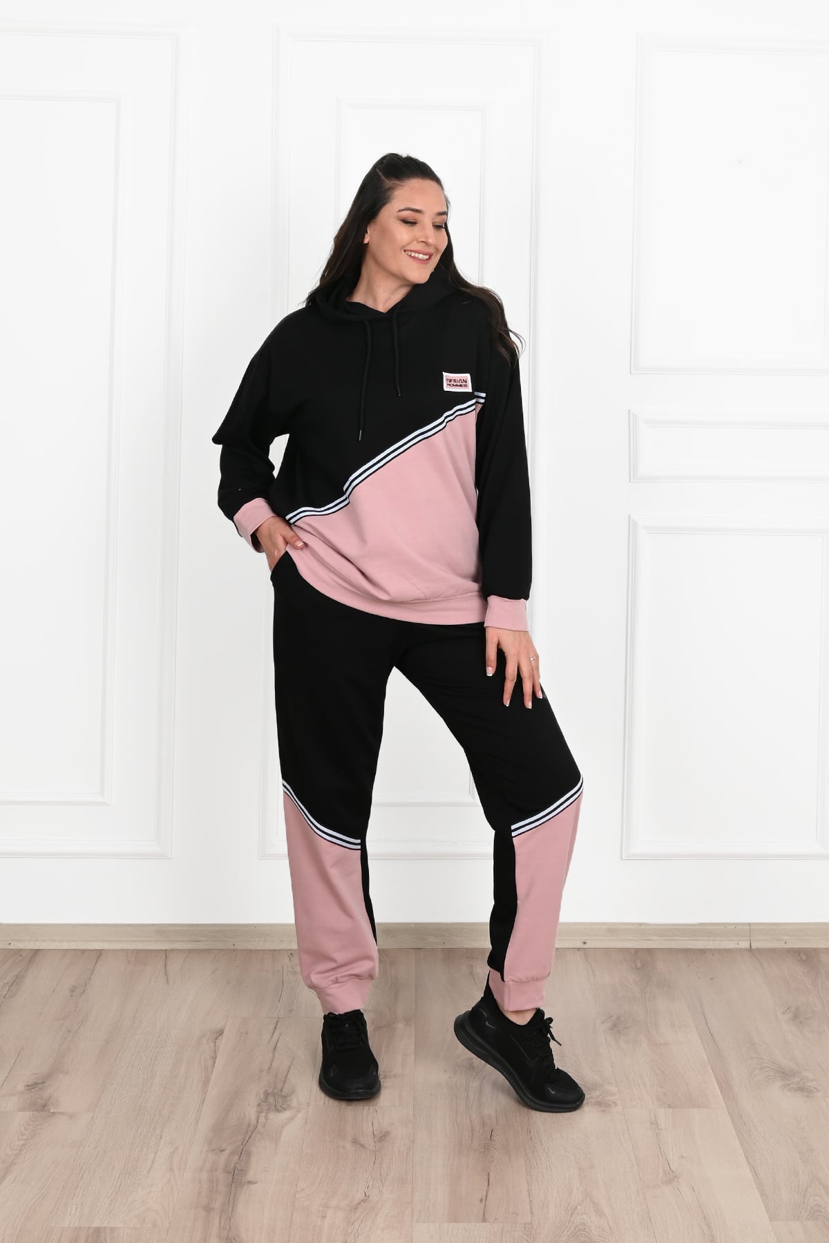 Dres damski duży rozmiar Hommes 3625-23