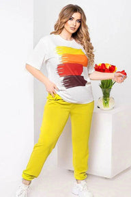 Dres damski plus size Paint 3695-23