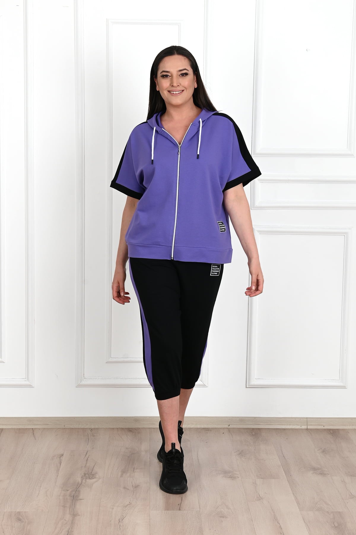 Dres damski duży rozmiar Wzór 3703-23
