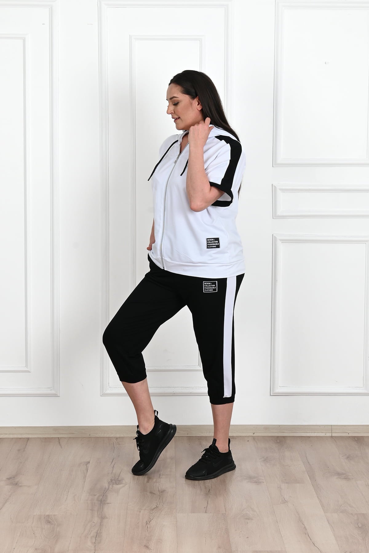 Dres damski duży rozmiar Wzór 3703-23