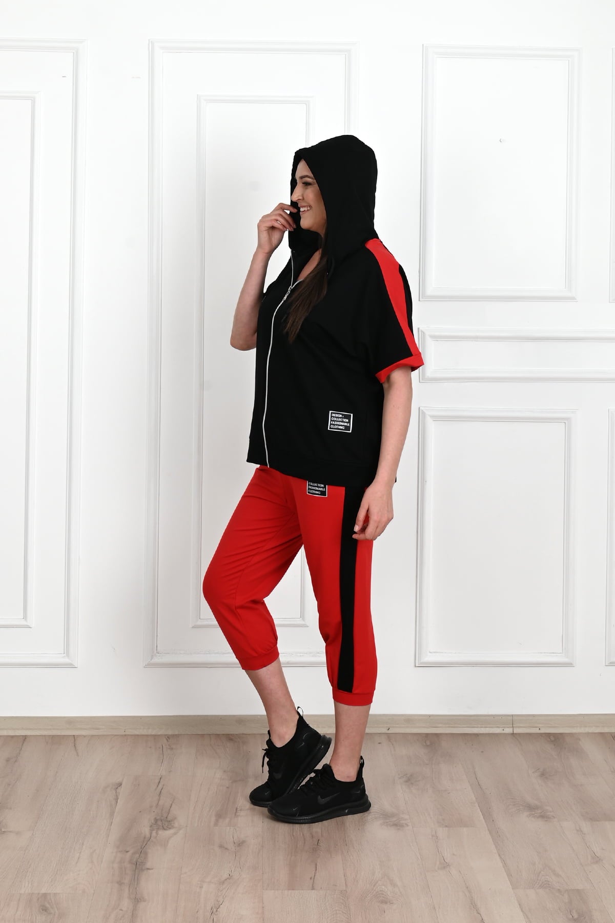 Dres damski duży rozmiar Wzór 3703-23