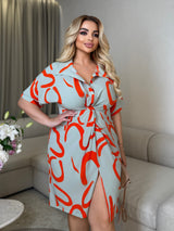 Sukienka damska plus size 371
