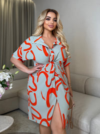 Sukienka damska plus size 371