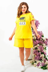 Dres damski plus size Biały 3802-23