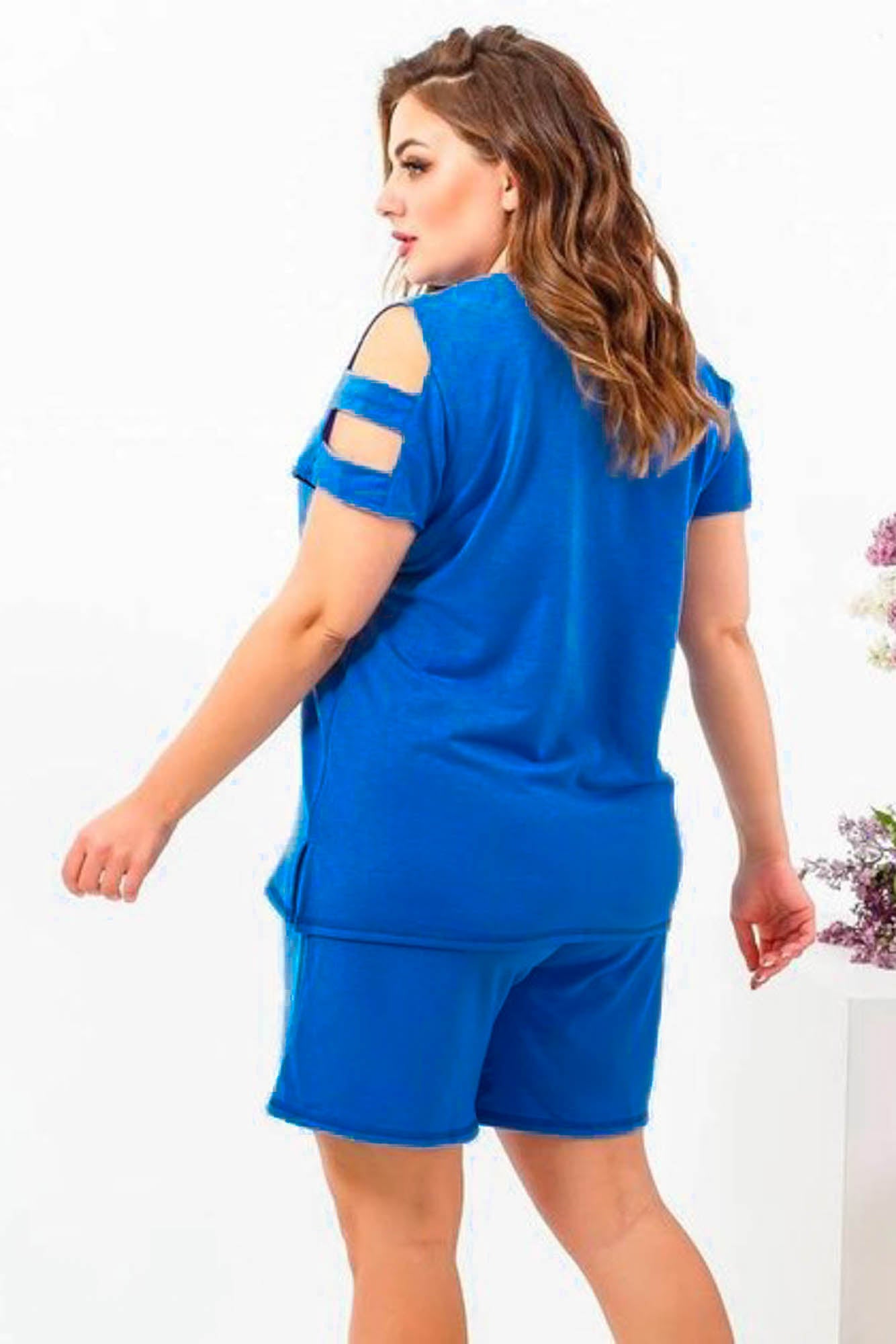 Dres damski plus size Biały 3802-23