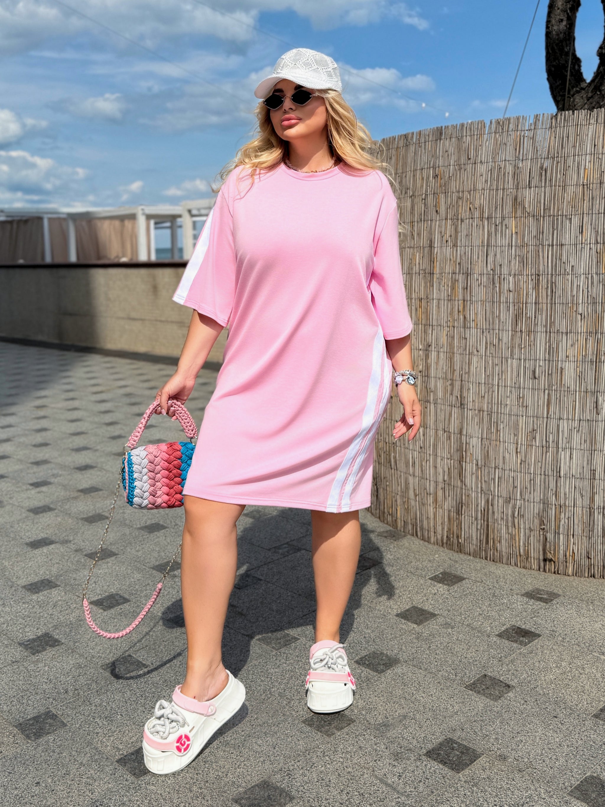 Sukienka damska plus size 383