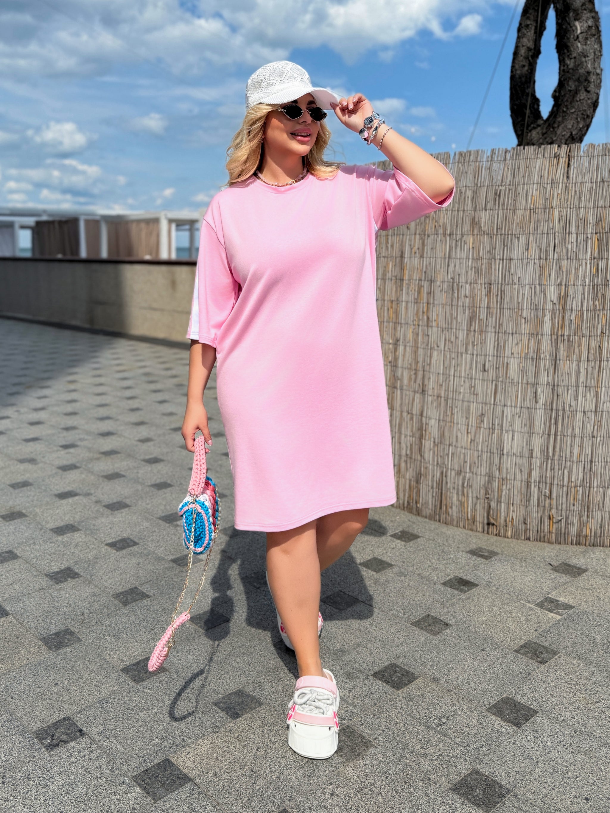 Sukienka damska plus size 383