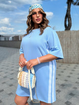 Sukienka damska plus size 383