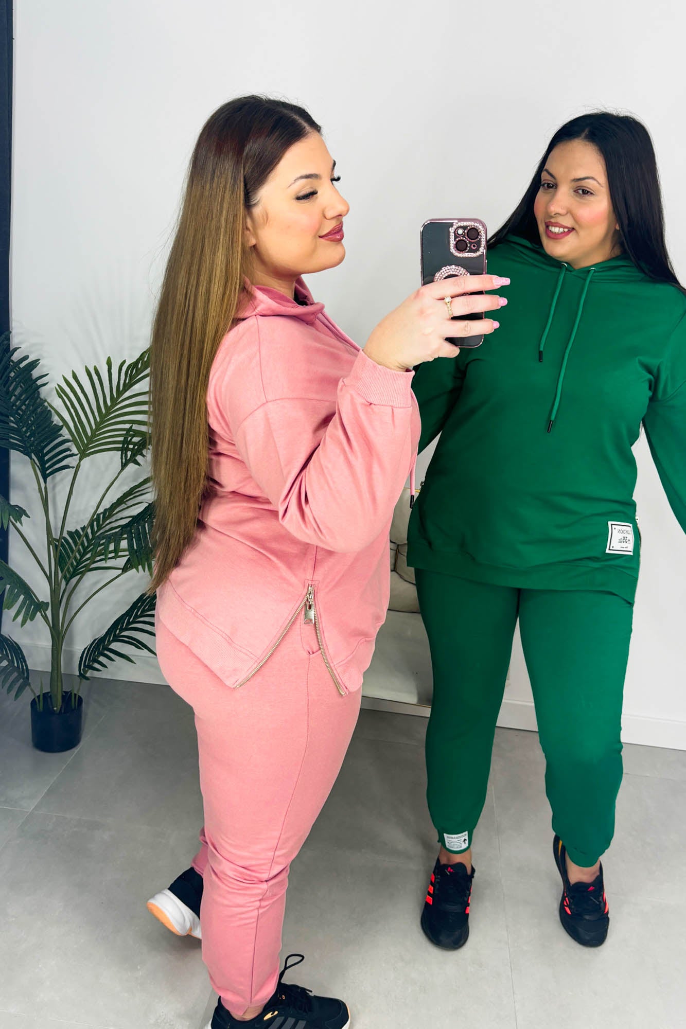 Trening dama marimi mari cu gluga Rostory 3897-23