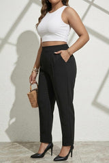 Spodnie damskie w dużych rozmiarach 6228-23