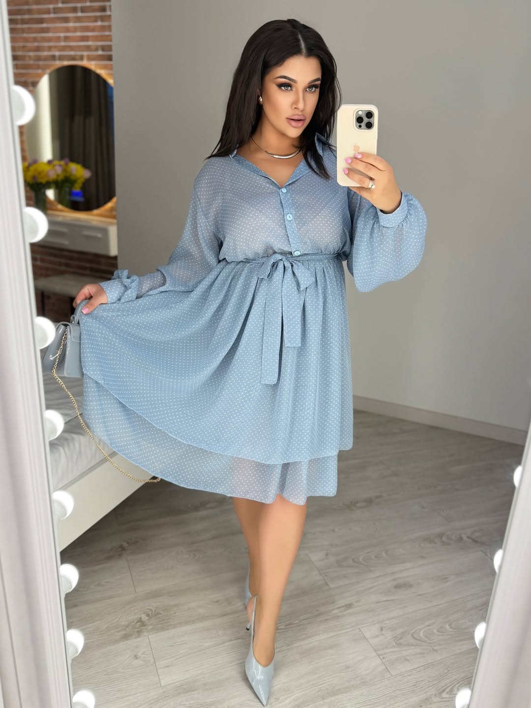 Sukienka damska plus size 383