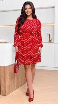 Sukienka damska plus size 2202