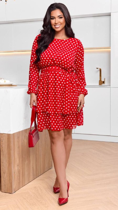 Sukienka damska plus size 2202