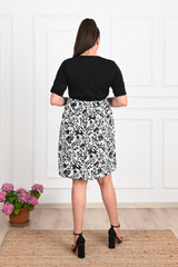 Sukienka damska plus size z guzikami 5086-22