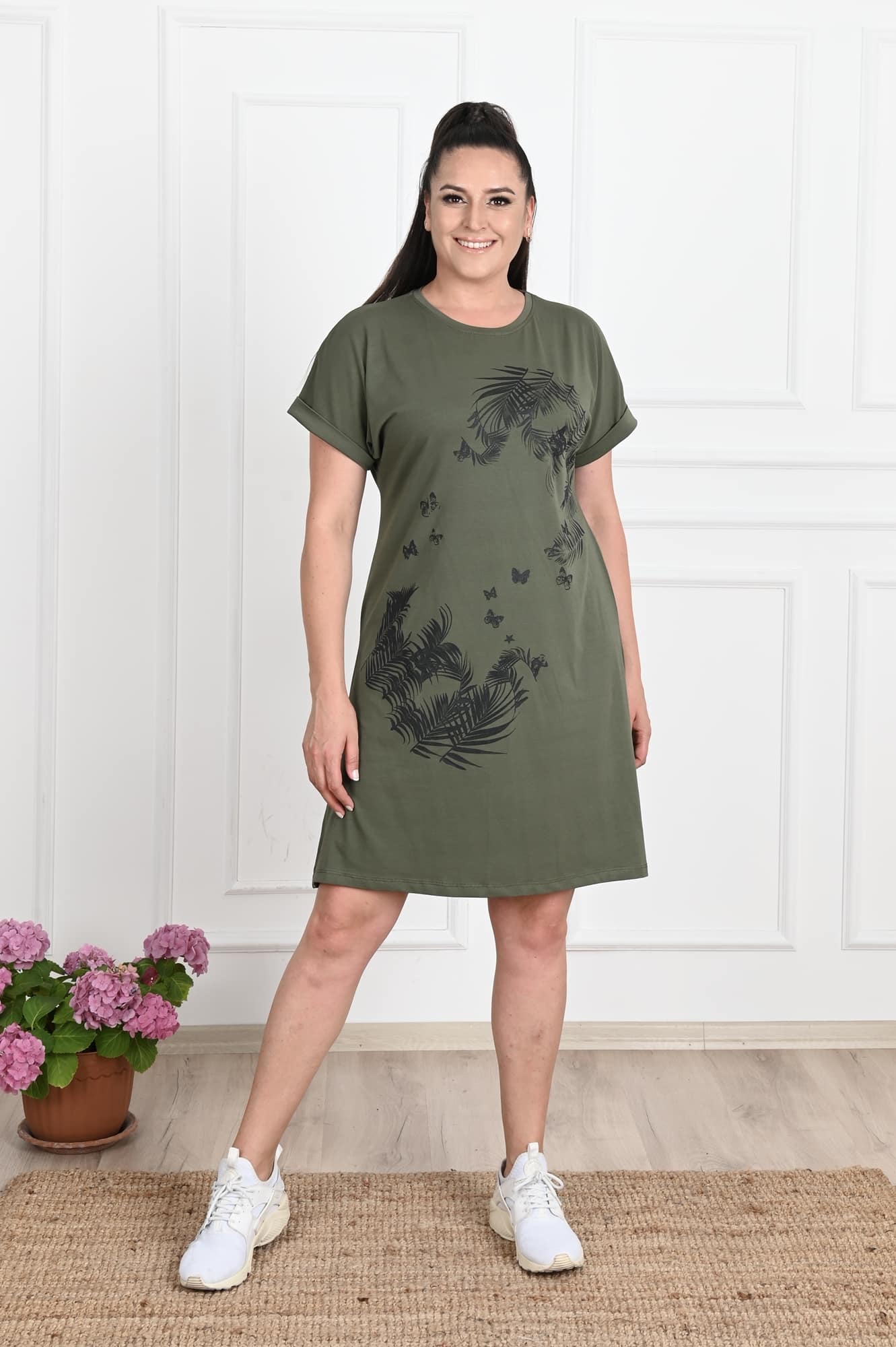 Sukienka damska plus size Wind 5096-22