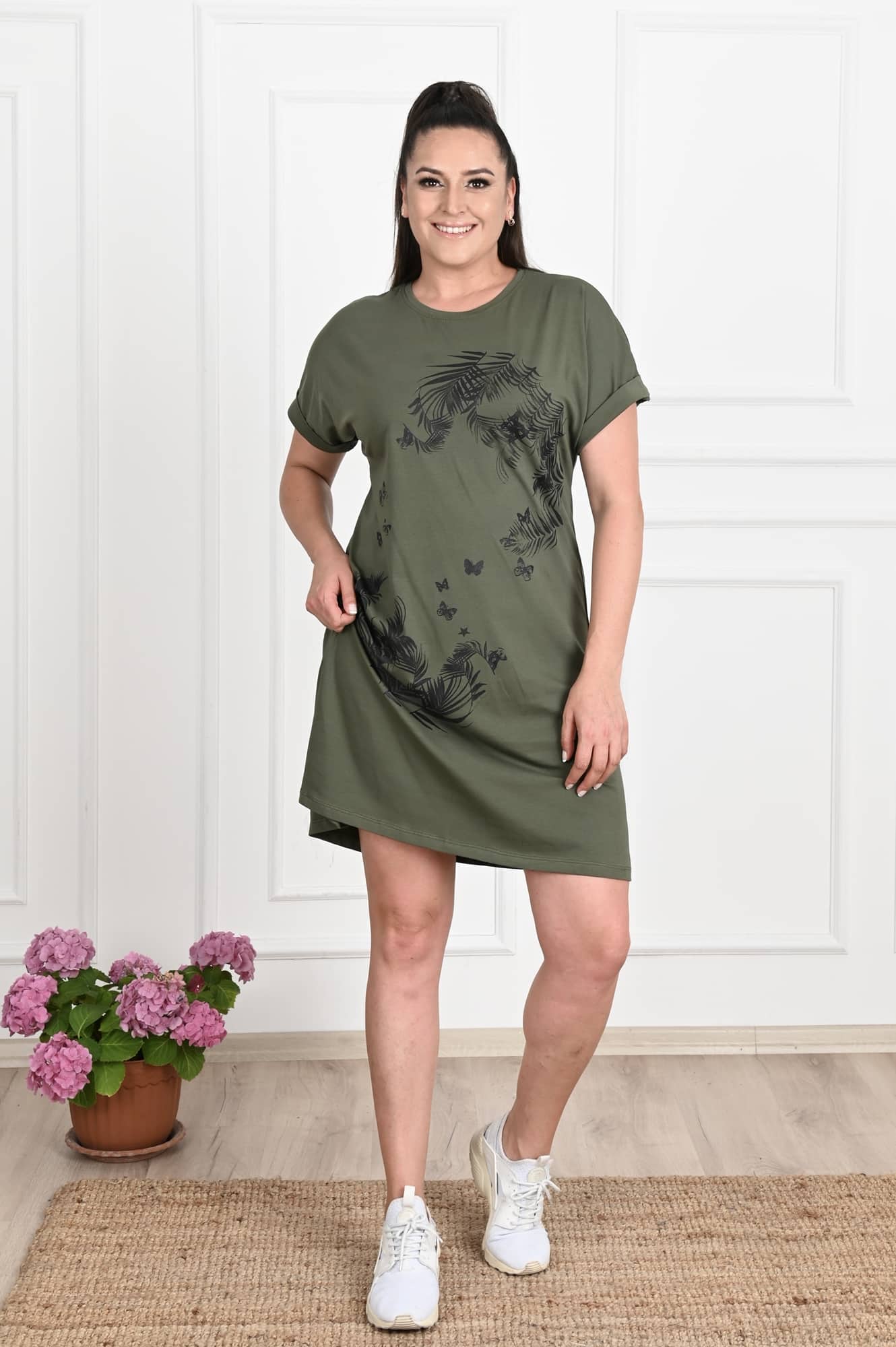 Sukienka damska plus size Wind 5096-22