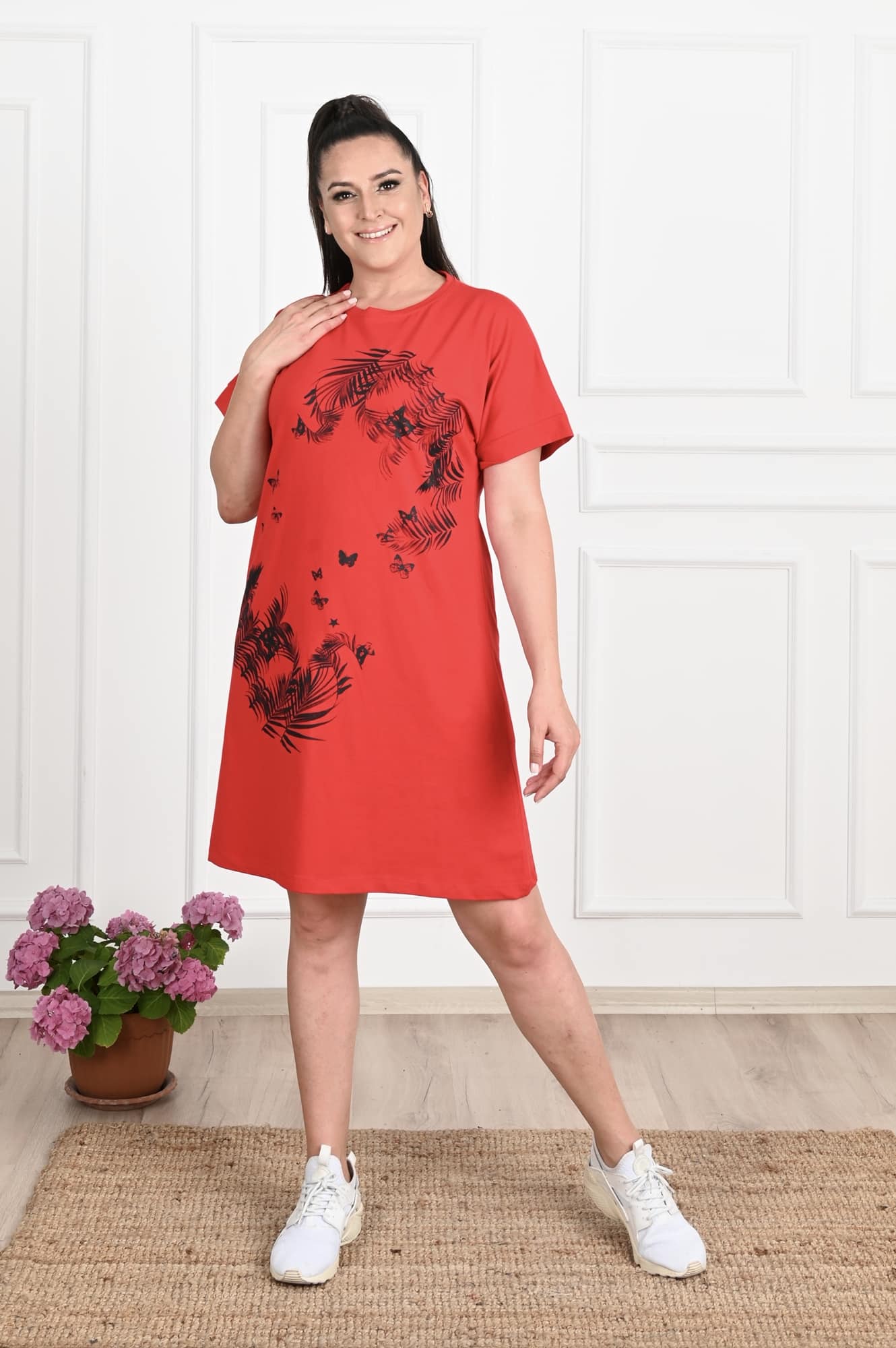 Sukienka damska plus size Wind 5096-22