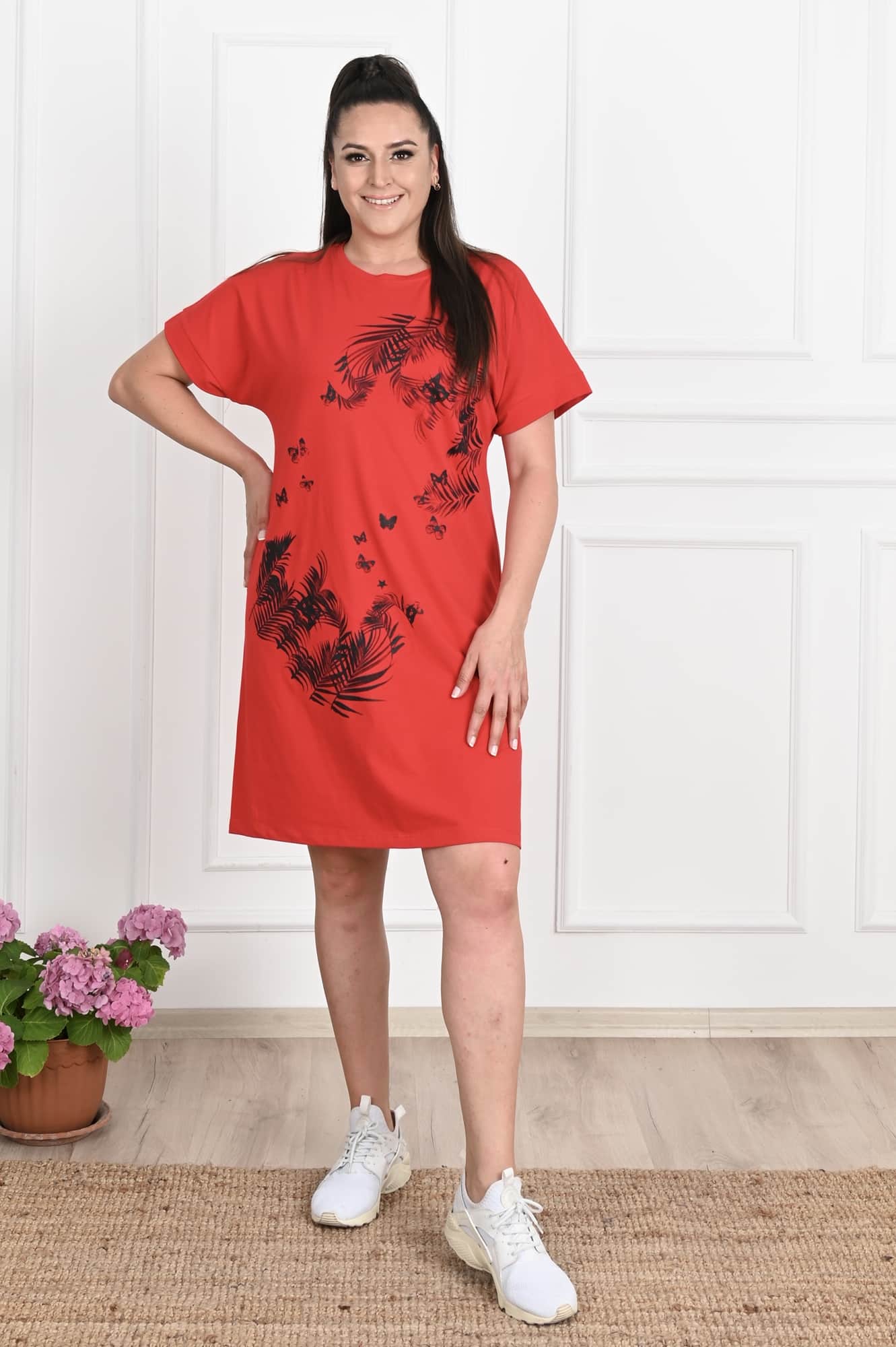 Sukienka damska plus size Wind 5096-22