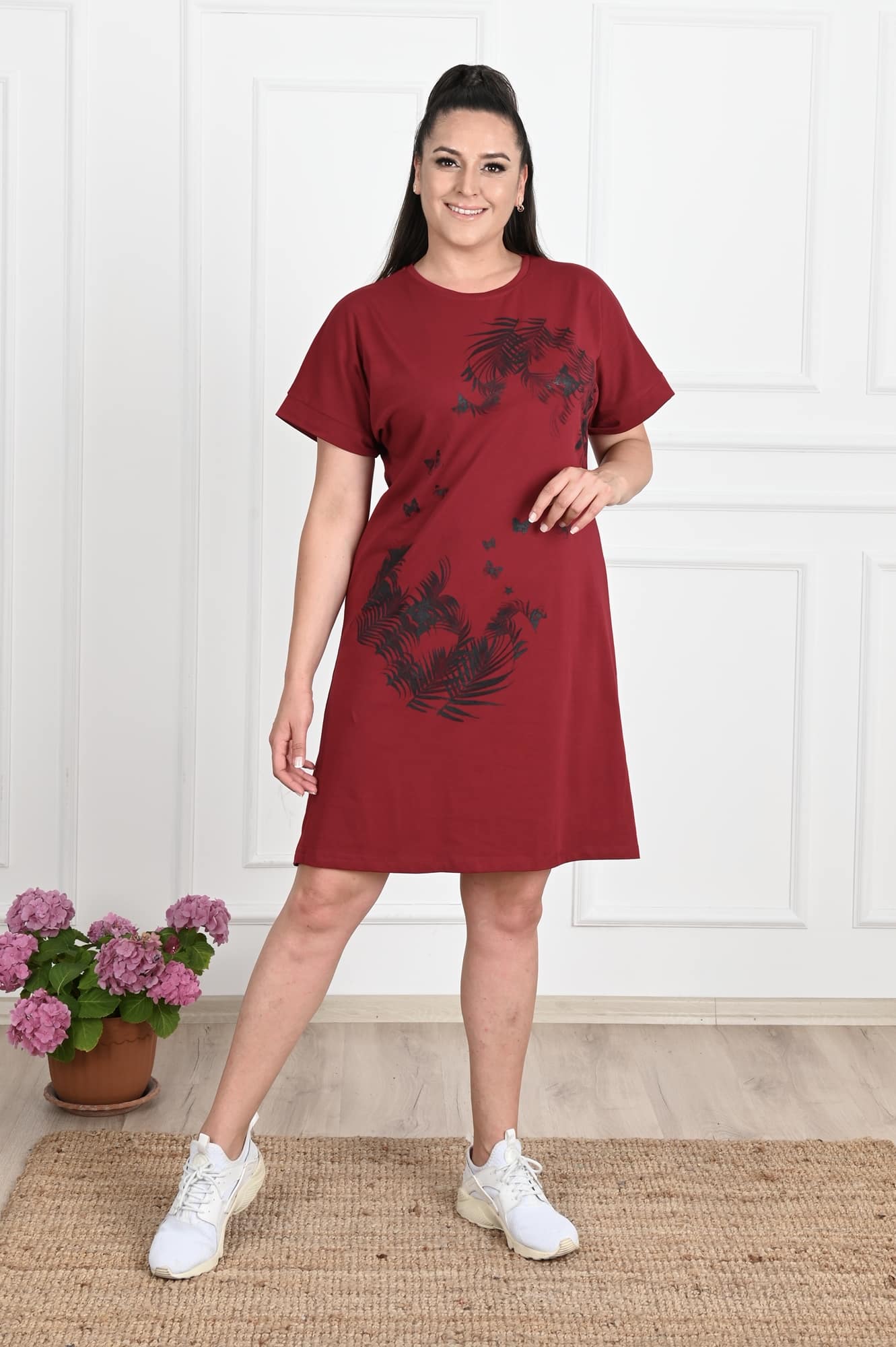 Sukienka damska plus size Wind 5096-22