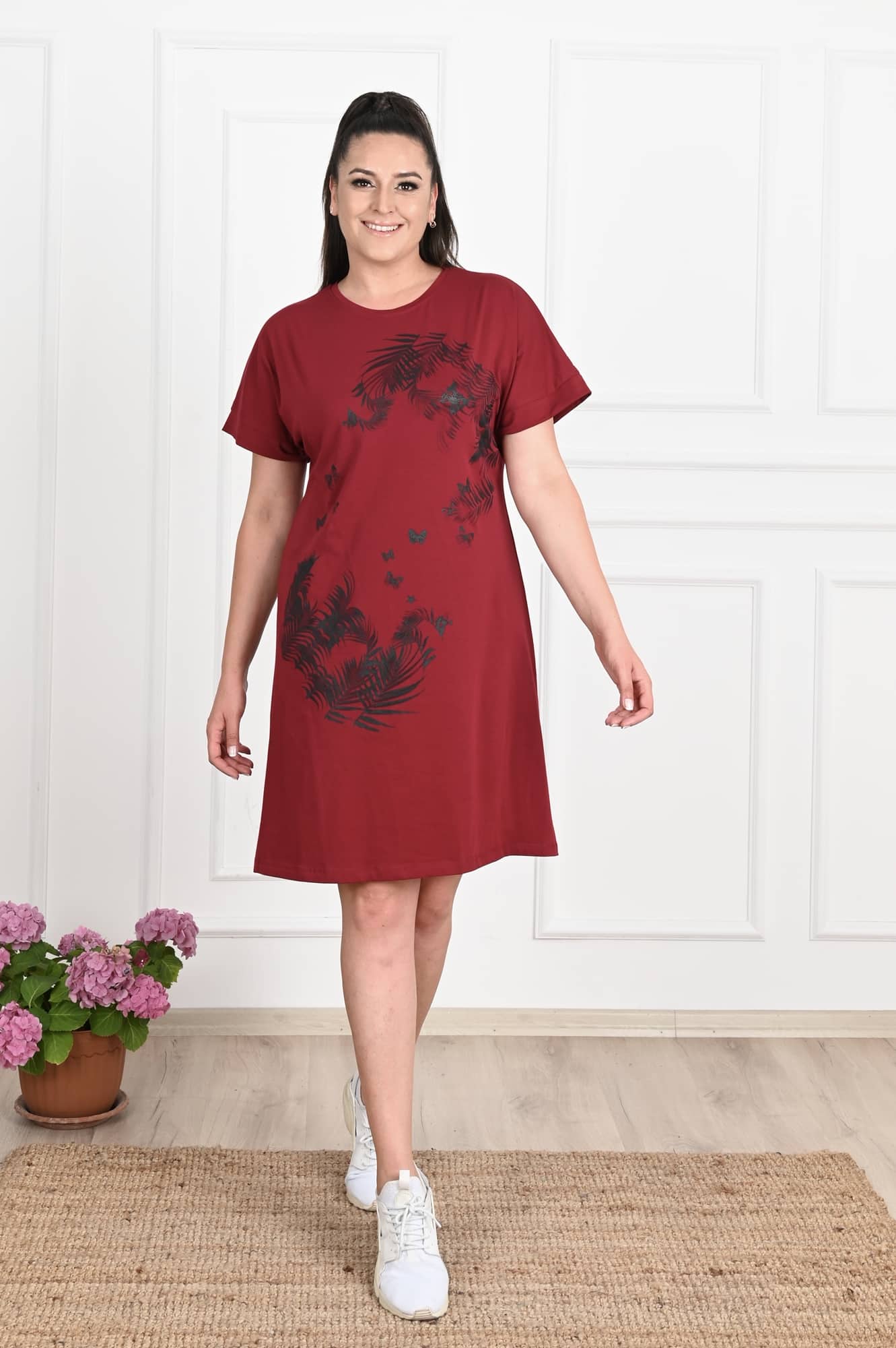 Sukienka damska plus size Wind 5096-22