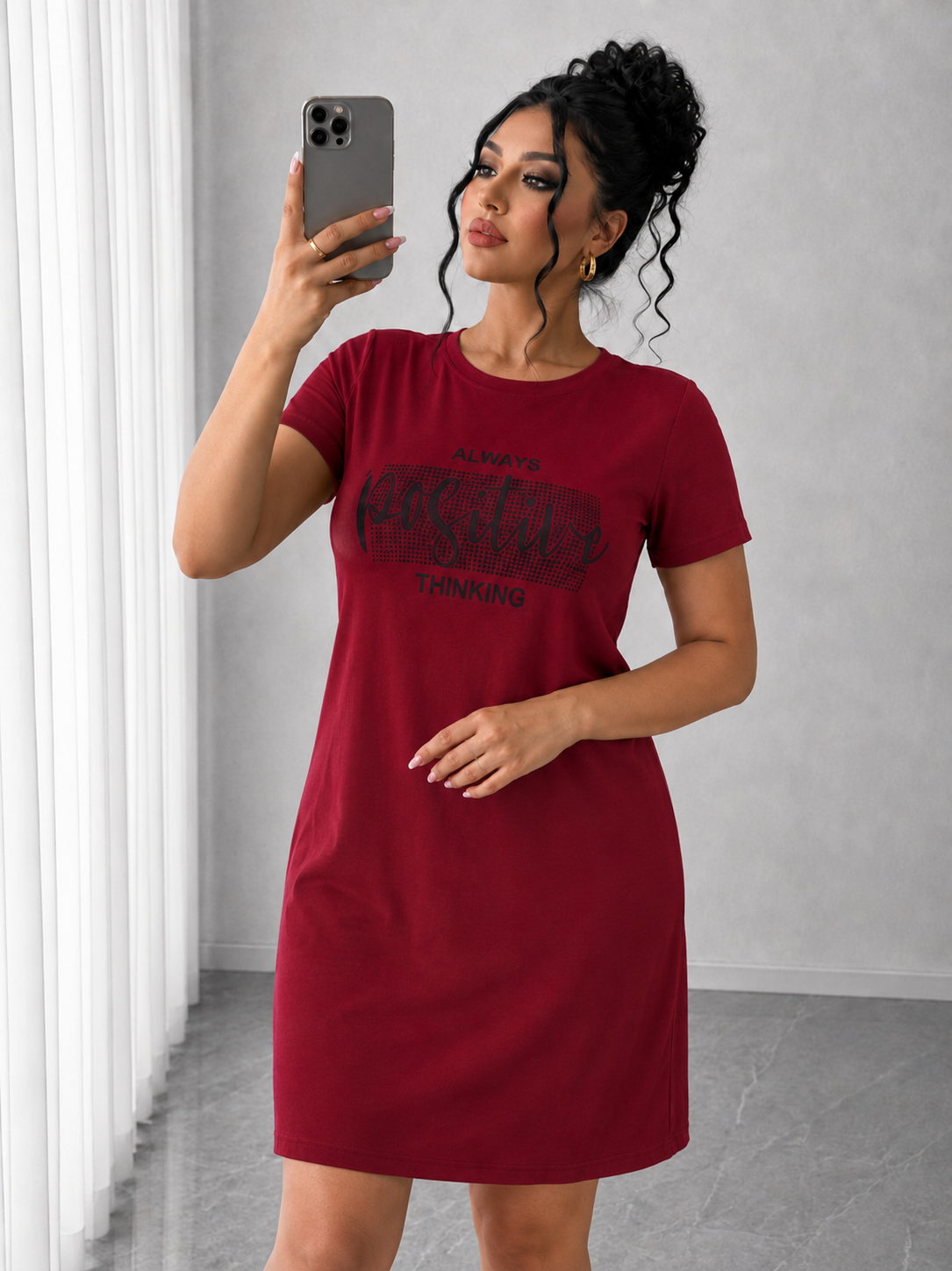 Rochie dama marimi mari Positive 5097-22