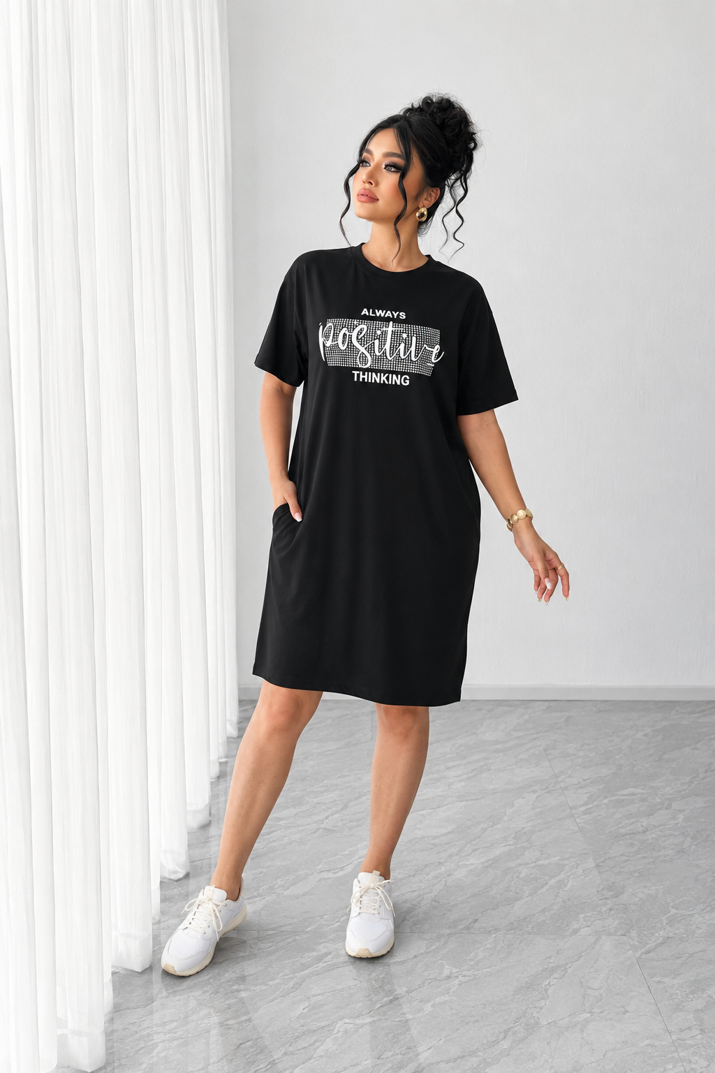 Rochie dama marimi mari Positive 5097-22