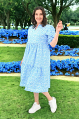 Sukienka damska plus size z krótkim rękawem 5230