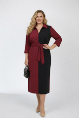 Sukienka damska plus size 2202