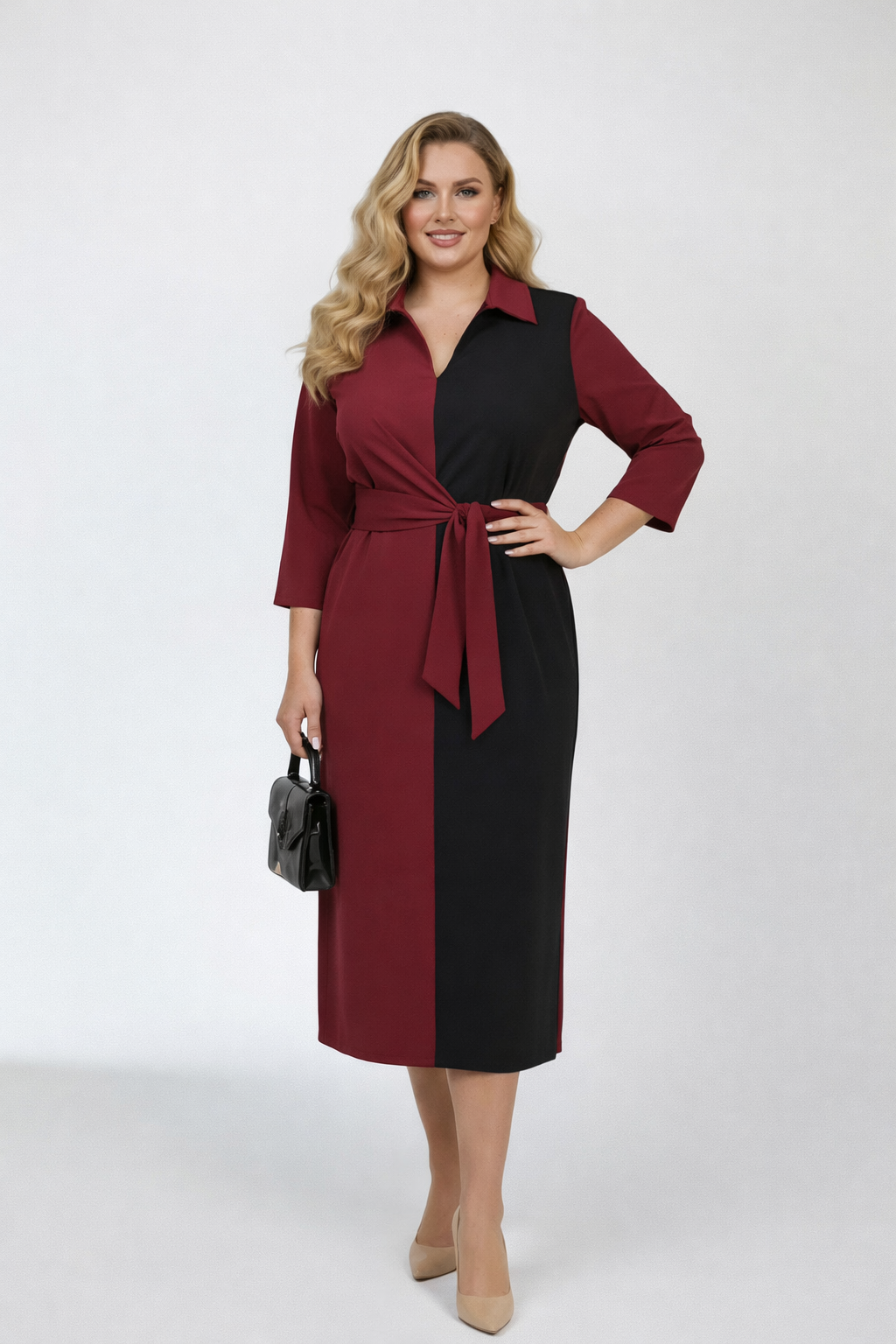 Sukienka damska plus size 2202
