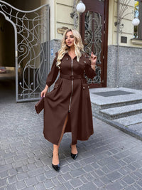 Sukienka damska plus size 2202