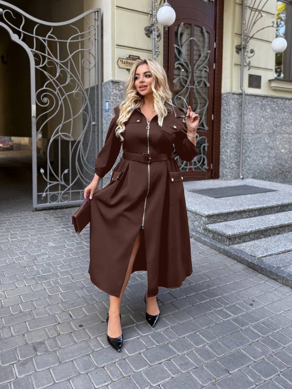 Sukienka damska plus size 2202