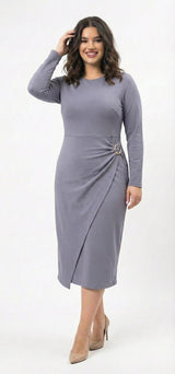 Sukienka damska plus size 2202