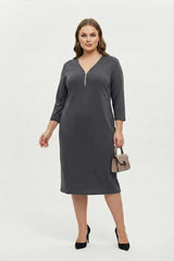 Sukienka damska plus size 2202