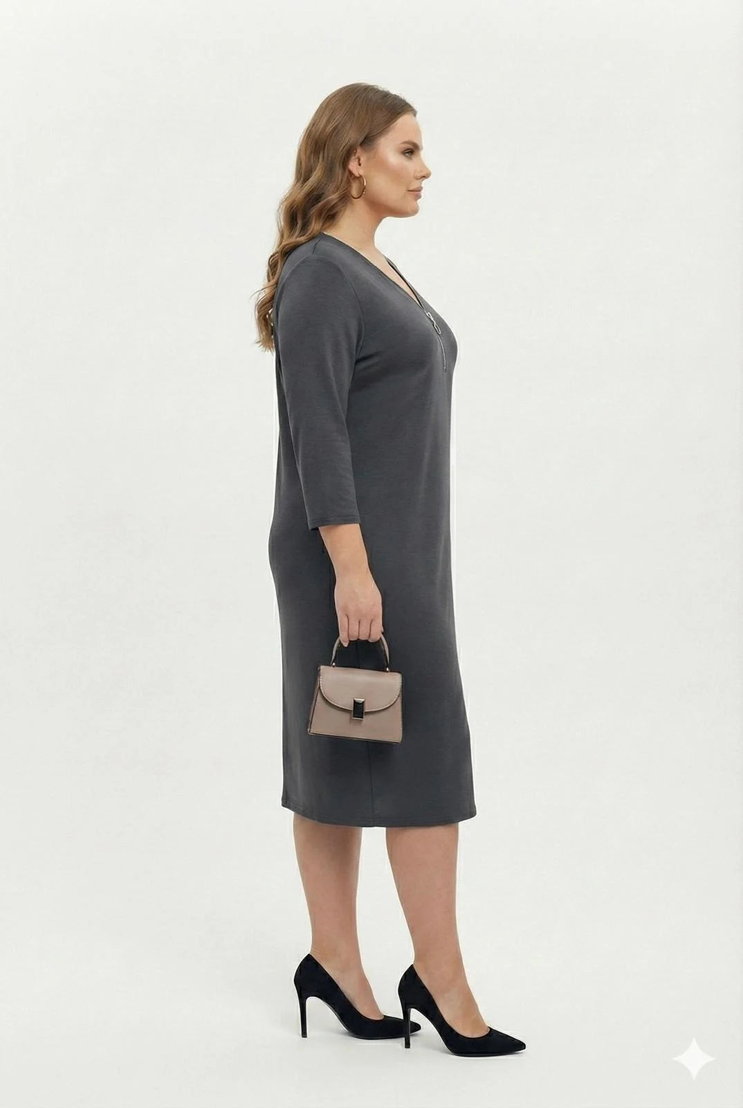 Rochii de vara, Sukienka damska plus size 2202, bigsize.ro