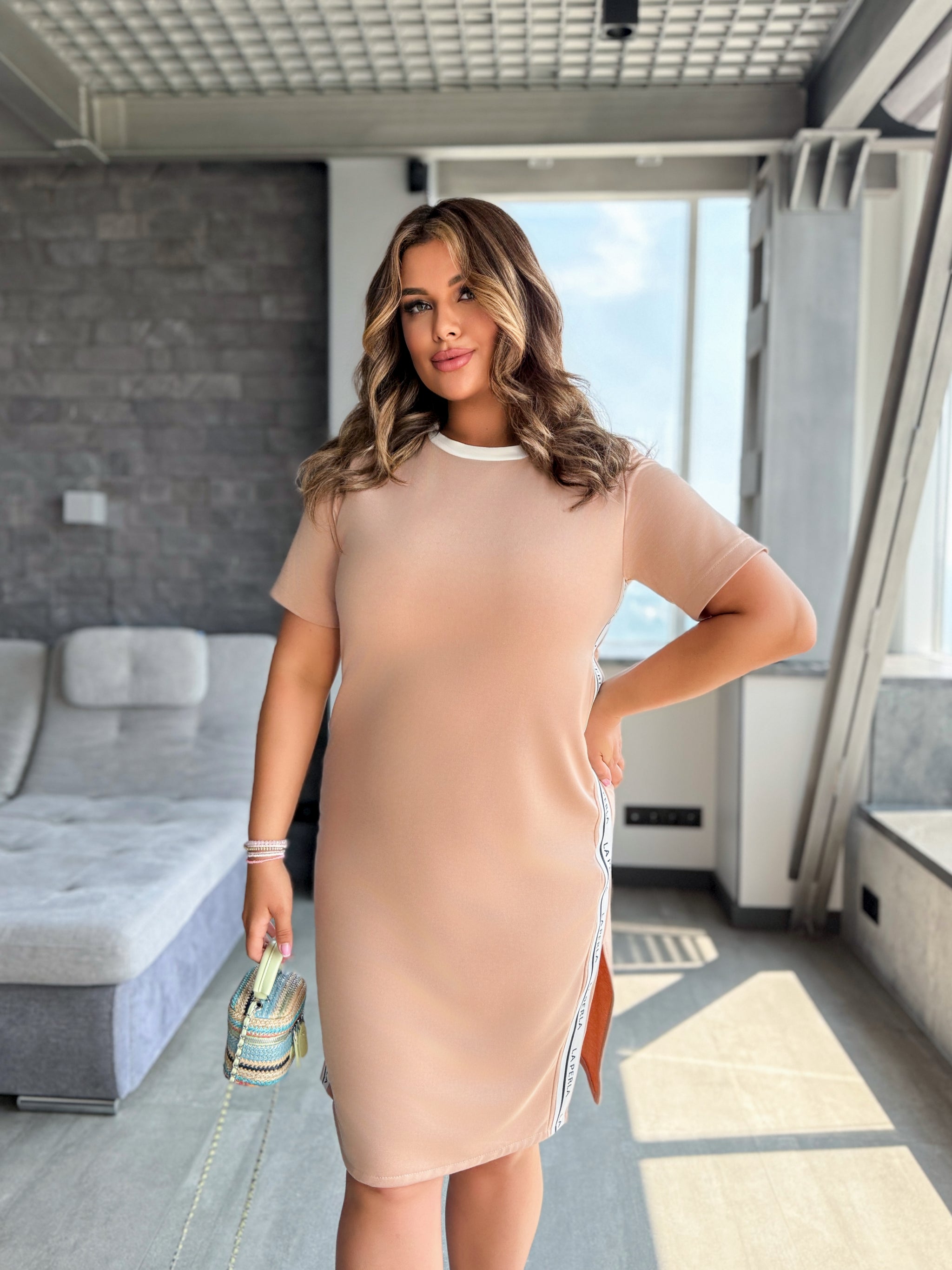 Sukienka damska plus size 5447