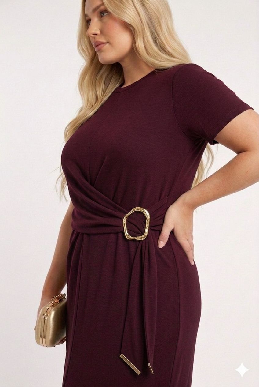 Sukienka damska plus size 2202