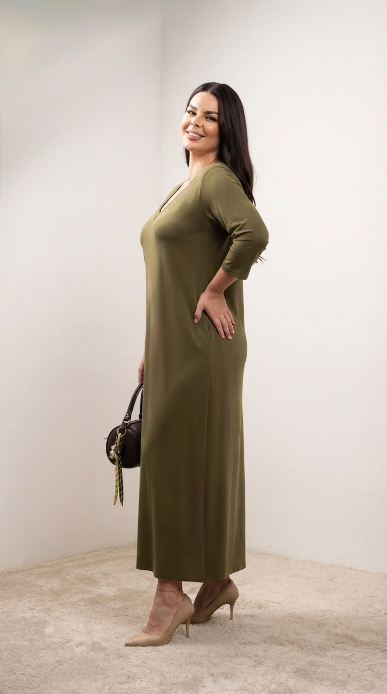 Sukienka damska plus size 2202