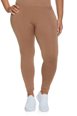 Rajstopy damskie plus size z przeszyciami 6044-23