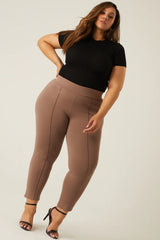 Rajstopy damskie plus size z przeszyciami 6044-23