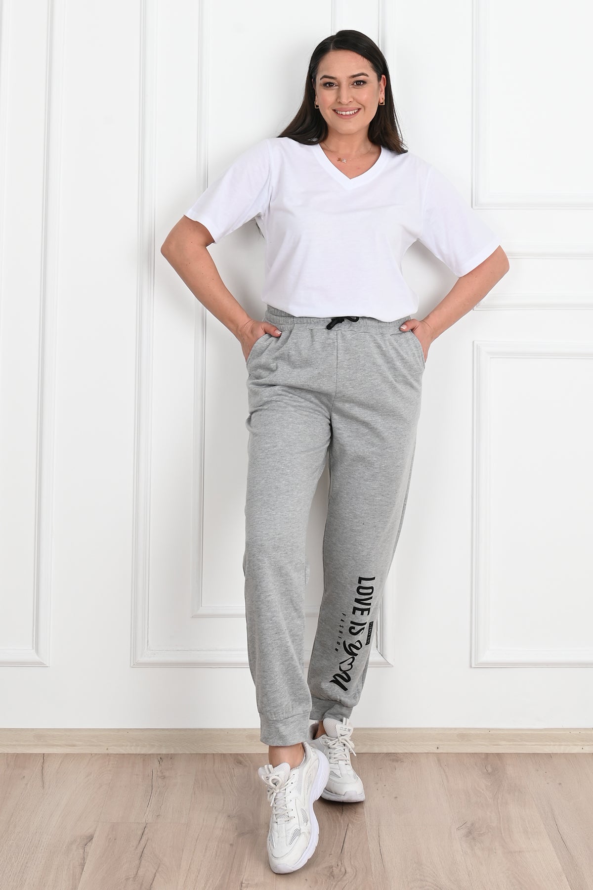 Spodnie damskie plus size Love 6127-23