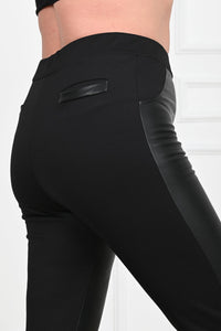 Rajstopy skórzane damskie plus size 6130-23