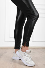 Rajstopy skórzane damskie plus size 6130-23