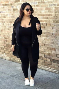 Rajstopy damskie plus size z przeszyciami 6140-23
