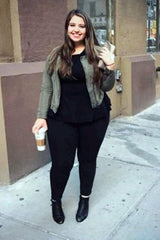 Rajstopy damskie plus size z przeszyciami 6140-23