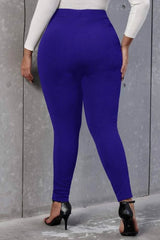 Pantaloni dama marimi mari cu nasturi 6246